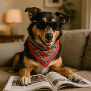 a-reading-dog
