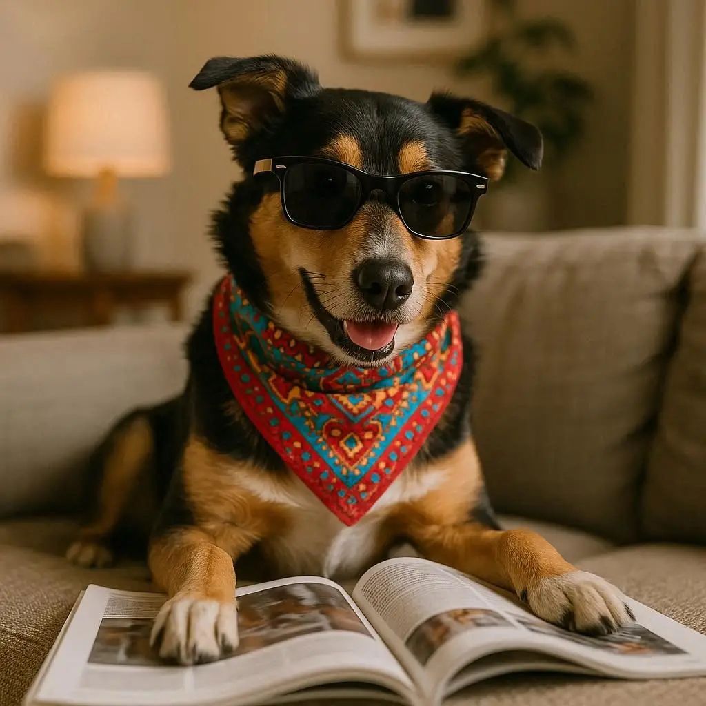 a-reading-dog