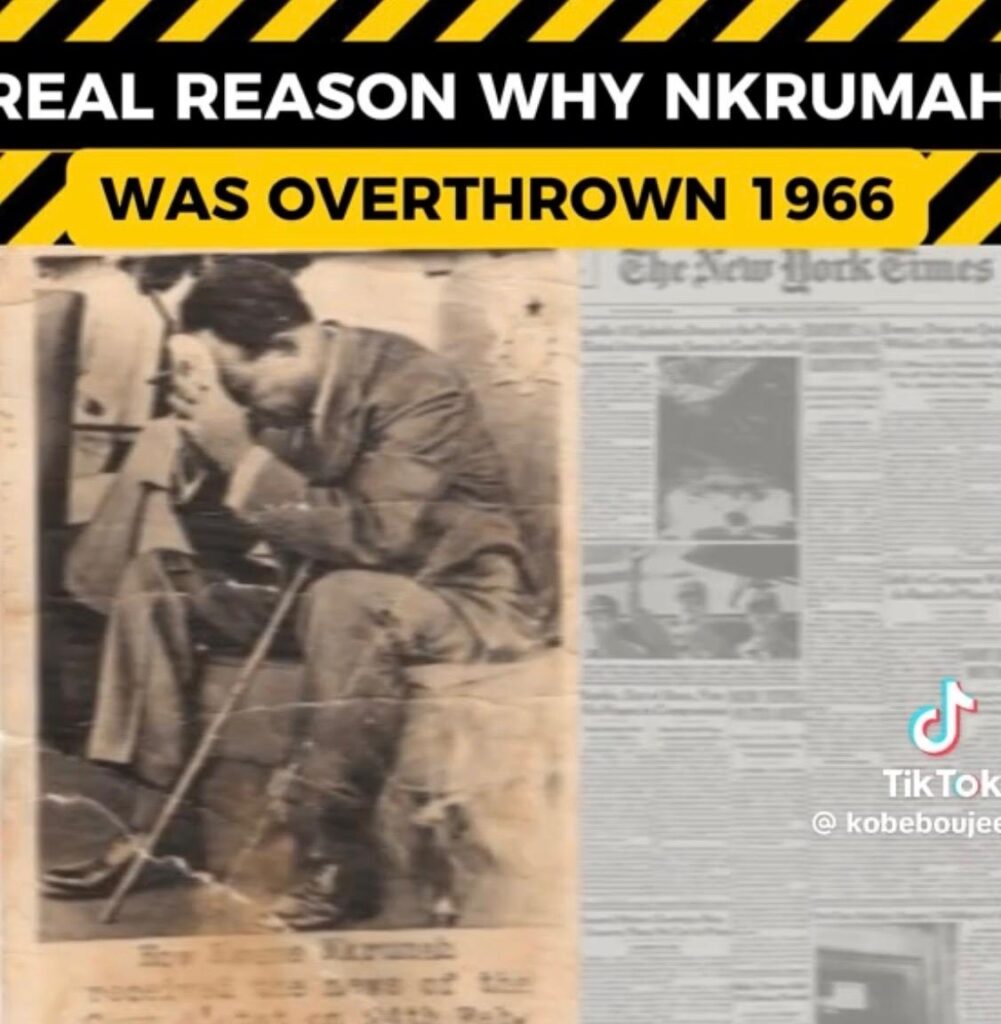 Images of the Book: Neo Colonialism and an image of Nkrumah looking devasted